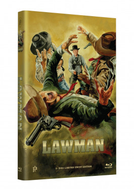 Hollywood Classic Hartbox Collection "LAWMAN" - Grosse Hartbox Cover A [Blu-ray] Limited 50 Edition - Uncut